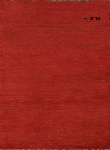 Modern Wool Gabbeh Oriental Foyer Rug 3x4