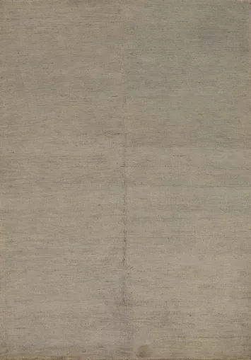 Beige & Gray Gabbeh Wool Modern Rug 4x6