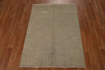 Modern Wool Gabbeh Oriental Foyer Rug 3x4