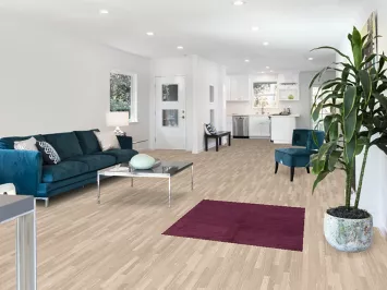 Purple Wool Gabbeh Modern Foyer Rug 3x4