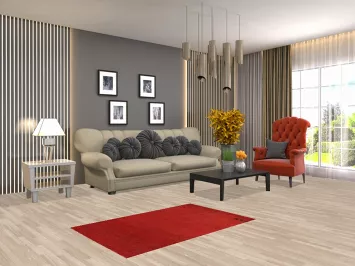 Modern Wool Gabbeh Oriental Foyer Rug 3x4