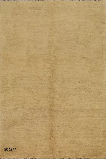 Contemporary Wool Gabbeh Oriental Foyer Rug 3x4