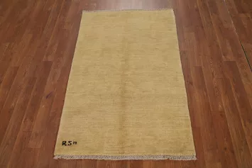 Contemporary Wool Gabbeh Oriental Foyer Rug 3x4