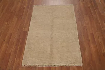 Modern Wool Gabbeh Oriental Foyer Rug 3x4