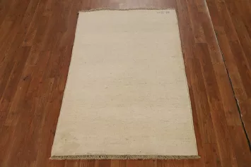 Modern Wool Gabbeh Oriental Foyer Rug 3x4
