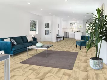 Gray Wool Modern Gabbeh Oriental Rug 5x7