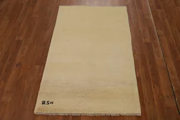 Modern Wool Gabbeh Oriental Foyer Rug 3x4