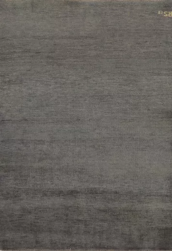 Gray Handmade Wool Gabbeh Oriental Rug 3x5
