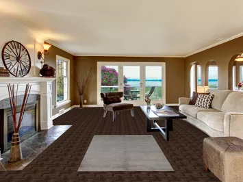 Handmade Gray Gabbeh Wool Modern Rug 4x6