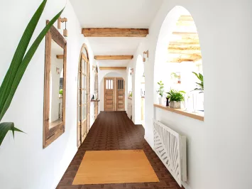 Modern Wool Gabbeh Oriental Foyer Rug 3x4