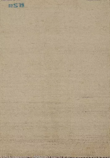 Solid Wool Gabbeh Modern Accent Rug 2x3