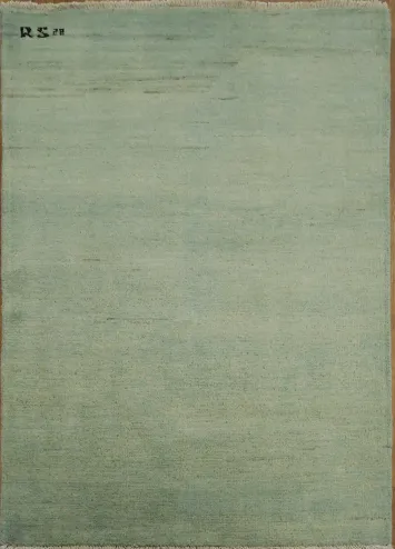 Modern Wool Gabbeh Oriental Foyer Rug 3x4