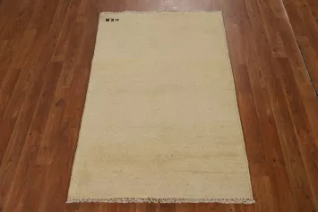 Handmade Wool Gabbeh Modern Foyer Rug 3x4