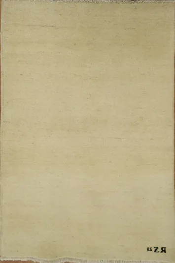 Handmade Wool Gabbeh Modern Foyer Rug 3x4