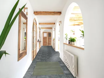 Modern Wool Gabbeh Oriental Foyer Rug 3x4