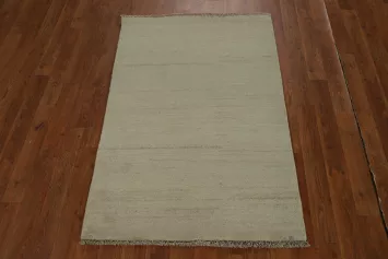 Modern Wool Gabbeh Oriental Foyer Rug 3x4