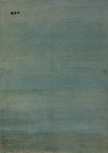 Green & Blue Gabbeh Modern Wool Foyer Rug 3x5