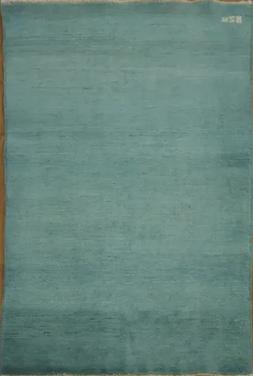 Blue Gabbeh Modern Wool Foyer Rug 3x5