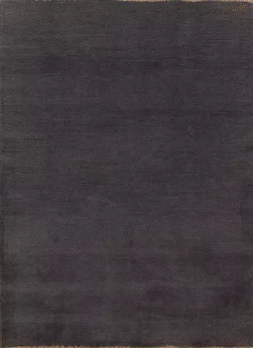 Gray Blue Gabbeh Modern Wool Foyer Rug 3x5