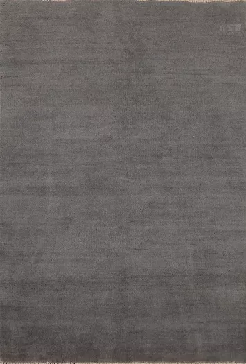 Handmade Gray Gabbeh Modern Wool Foyer Rug 3x5