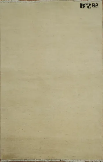 Handmade Wool Gabbeh Modern Accent Rug 3x4