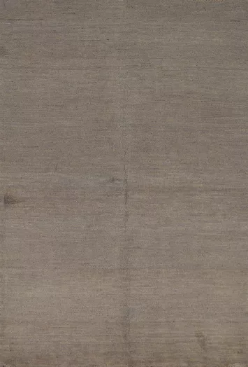 Gray & Beige Gabbeh Modern Wool Foyer Rug 3x5