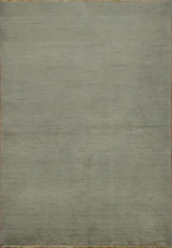 Gray & Beige Gabbeh Modern Wool Foyer Rug 3x5