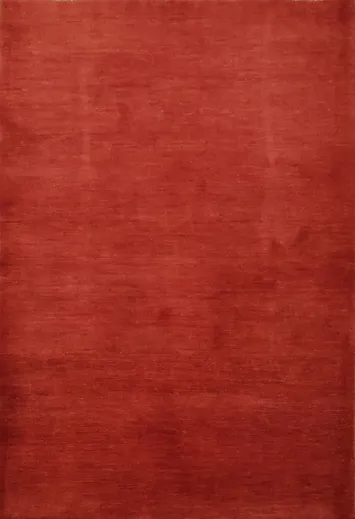 Red Gabbeh Modern Wool Foyer Rug 3x5