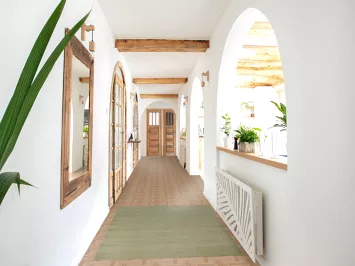 Handmade Gabbeh Modern Wool Foyer Rug 3x5