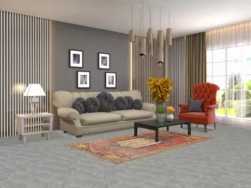 Handmade Wool Shiraz Persian Rug 4x7