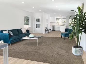 Vintage Wool Tabriz Persian Area Rug 10x13