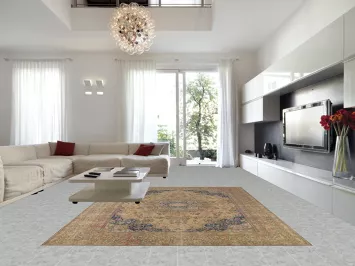 Handmade Wool Mashad Persian Area Rug 10x13