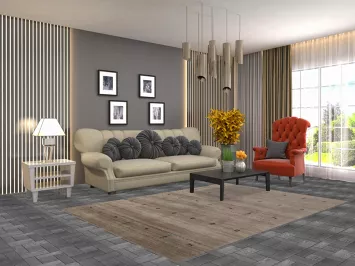 Animals Tribal Gabbeh Wool Area Rug 5x8