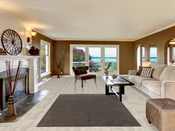 Gray Wool Handmade Gabbeh Oriental Area Rug 5x8