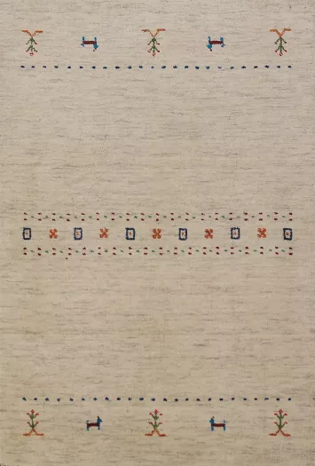 Tribal Wool Gabbeh Oriental Foyer Rug 3x5