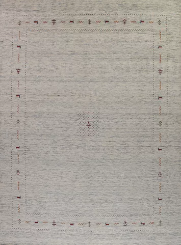 Handmade Wool Gabbeh Oriental Area Rug 9x12