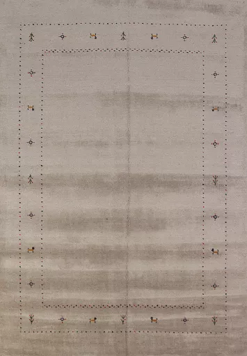 Tribal Wool Gabbeh Oriental Area Rug 6x8