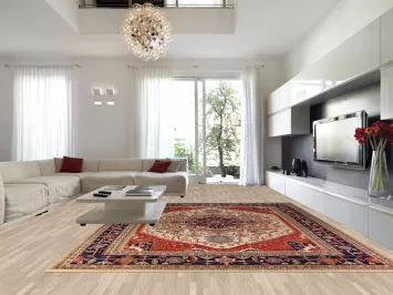 Geometric Heriz Serapi Oriental Large Rug 12x15