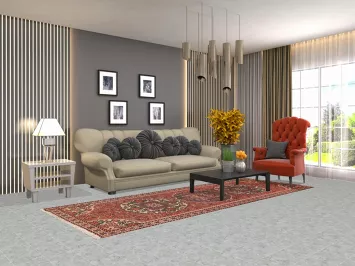 Vintage Wool Floral Bakhtiari Persian Runner Rug 4x10