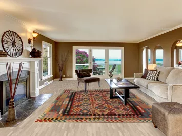 Hand Woven Wool Kilim Oriental Area Rug 8x11