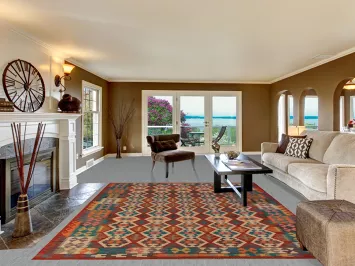 South Western Style Kilim Oriental Area Rug 8x10