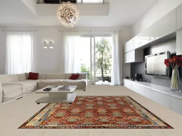 Geometric Kilim Oriental Area Rug 10x13