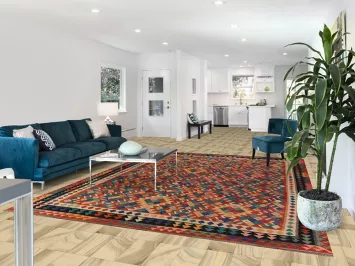 Geometric Kilim Oriental Area Rug 8x11