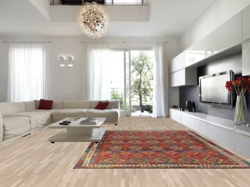 Reversible Wool Kilim Oriental Area Rug 10x13