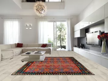 Reversible Wool Kilim Oriental Area Rug 10x13