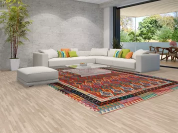 Flat Weave Wool Kilim Oriental Area Rug 10x13