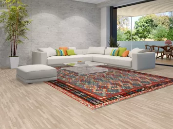 Reversible Wool Kilim Oriental Area Rug 10x13