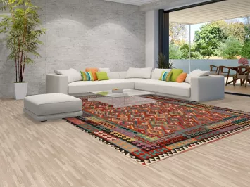 Flat Weave Wool Kilim Oriental Area Rug 10x13