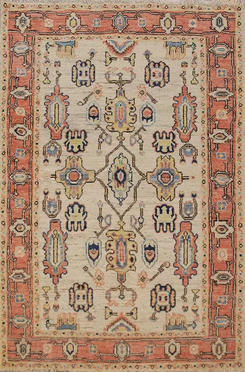 Vegetable Dye Heriz Serapi Oriental Accent Rug 3x5