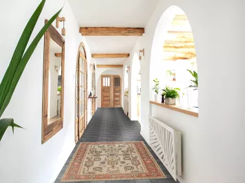 Vegetable Dye Heriz Serapi Oriental Accent Rug 3x5